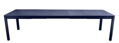 Outdoor - Garden Tables - Ribambelle XL Extending table - / L 149 to 290  - 6 to 14 people by Fermob - Ocean Blue - Aluminium