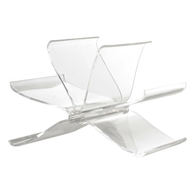 Decoration - Boxes & Baskets - Front Page Magazine holder by Kartell - Cristal - PMMA