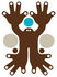 Monster Forest Brown Sticker - Domestic