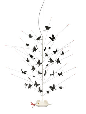 Ingo Maurer - Accessoire Festa delle farfalle en Papier - Couleur Noir - 14.42 x 14.42 x 14.42 cm - 