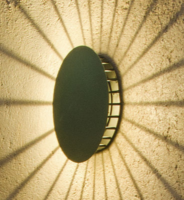 Illuminazione - Lampade da parete - Applique d'esterno Meridiano - LED di Vibia - Verde - metallo laccato, policarbonato