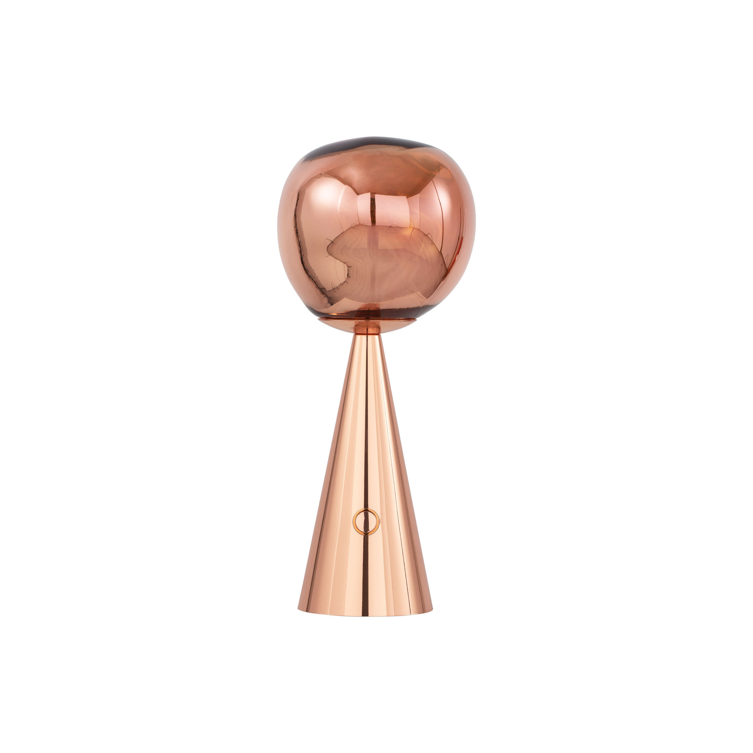 Lampada senza fili ricaricabile Melt Portable LED di Tom Dixon - rame