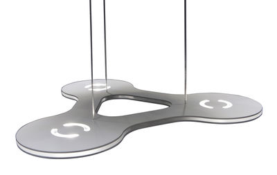 Lighting - Pendant Lighting - Flat Ring 3 Pendant - LED - Ø 37 cm by Lumen Center Italia - Aluminum - Anodized aluminium