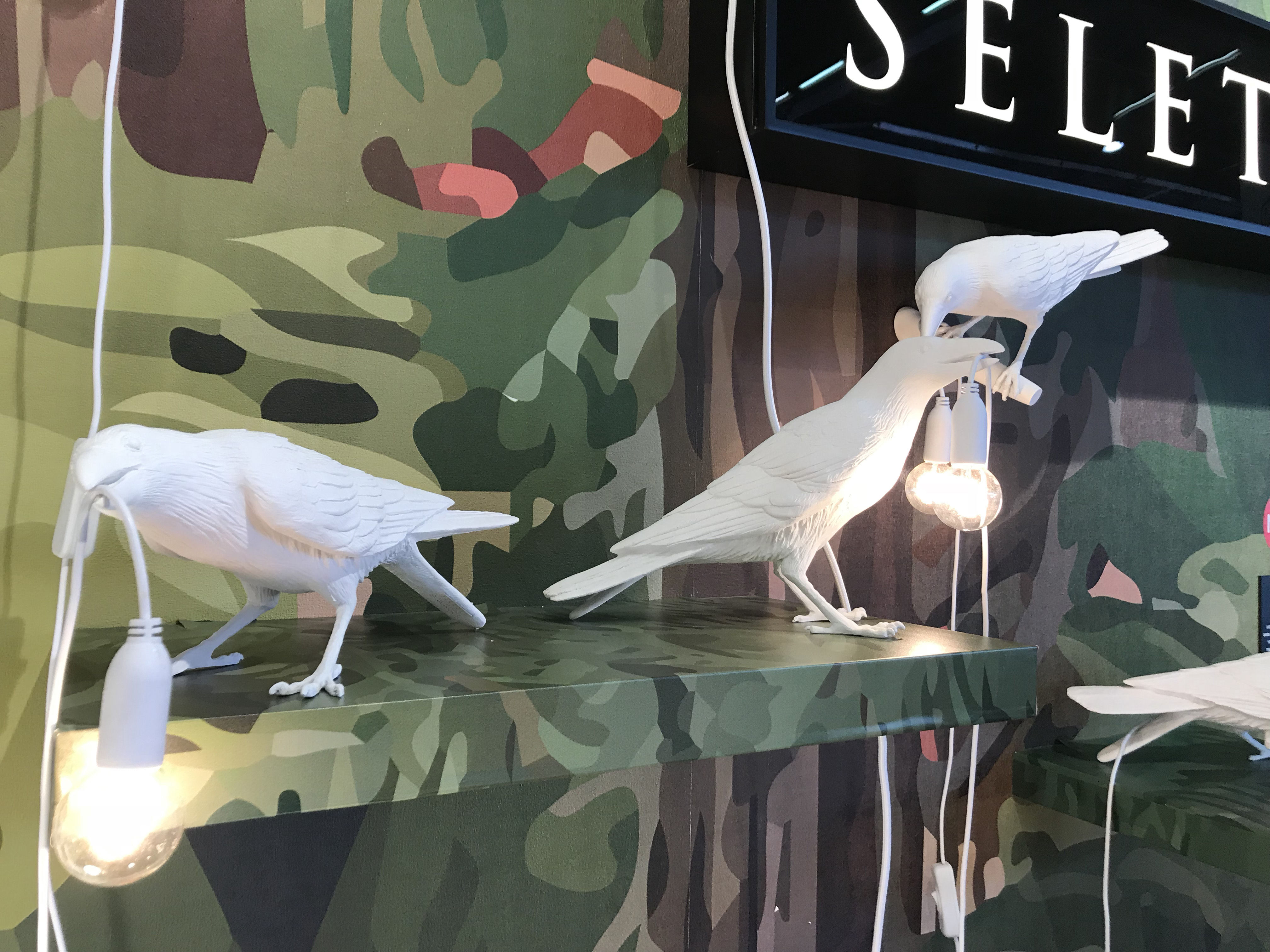 Seletti bird lamp looking on sale
