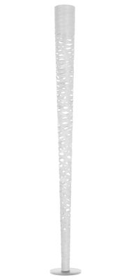 Illuminazione - Lampade da terra - Lampada a stelo Tress stilo di Foscarini - Bianco - Fibra di vetro, Materiale composito