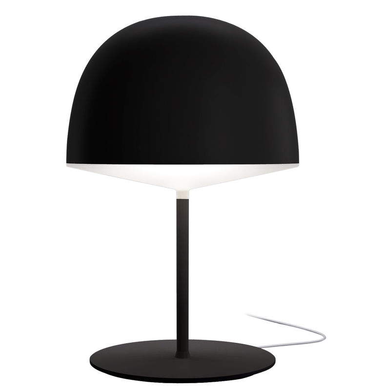 Illuminazione - Lampade da tavolo - Lampada da tavolo Cheshire metallo nero - H 53 cm - Fontana Arte - Nero - Ferro, policarbonato, Zamak