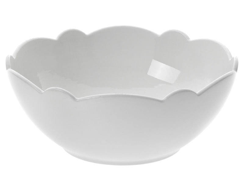 Tisch und Küche - Salatschüsseln und Schalen - Schale Dressed keramik weiß Ø 15 cm - Alessi - Schale Ø 15 cm - weiß - Porzellan