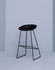 Sgabello da bar About a stool / H 65 cm - Base a slitta acciaio - Hay