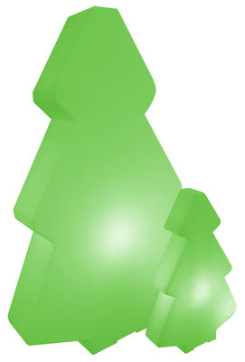 Mobilier - Mobilier lumineux - Lampadaire Lightree Outdoor / H 100 cm - Pour l'extérieur - Slide - Vert - polyéthène recyclable