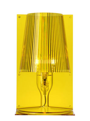 Luminaire - Lampes de table - Lampe de table Take / Polycarbonate 2.0 - Kartell - Jaune - Polycarbonate 2.0