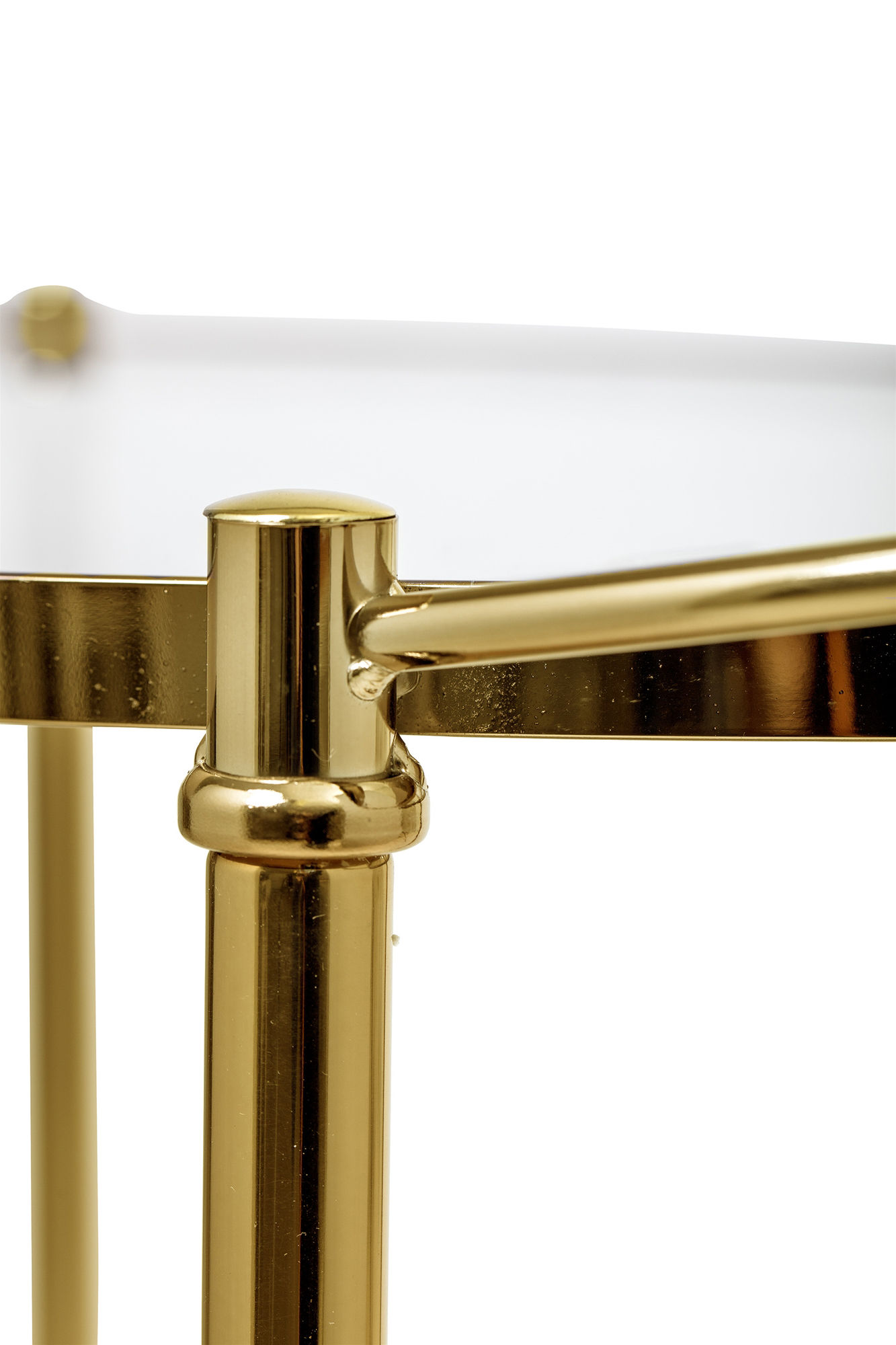 Servierwagen Gold von Bloomingville - In Design | gold Made transparent