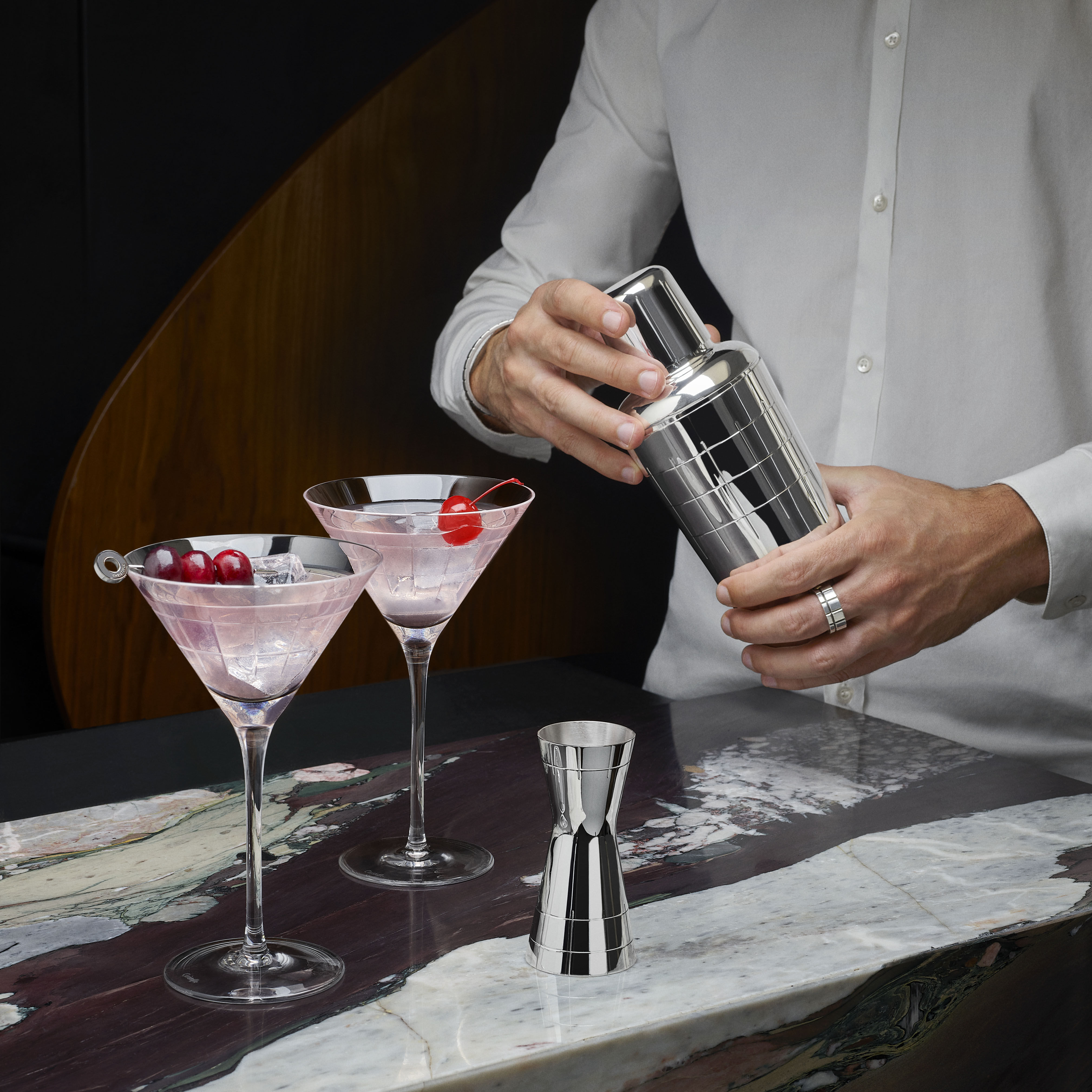 Cocktail: Christofle Graphik Dosatore da Cocktail Argentato