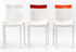Hi Cut Stacking chair - White polycarbonate by Kartell