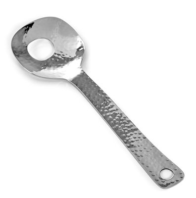 Tavola - Posate - Cucchiaio a insalata - / Cucchiaio - Metallo martellato di Serax - Cucchiaio / Acciaio - Acciaio inossidabile