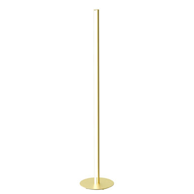 Lighting - Floor lamps - Coordinates F Floor lamp - LED / H 200 cm by Flos - Anodised champagne - Extruded aluminium