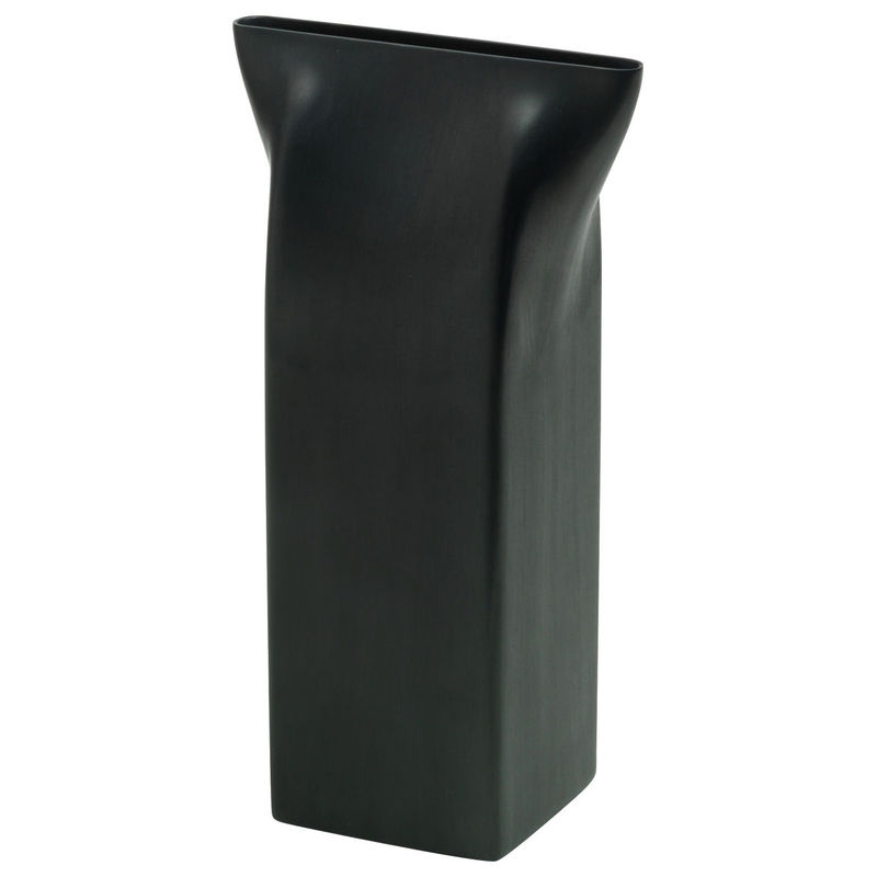 Décoration - Vases - Vase Pinch métal noir - Alessi - Noir - Acier