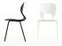 Pikaia Stacking chair - Plastic & metal legs by Kristalia