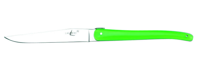 Tableware - Cutlery -  Table knife metal green - Forge de Laguiole - Green - Steel