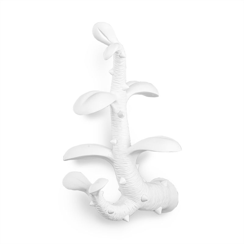 Furniture - Kids Furniture - Sprout Large Hook plastic material white / H 29 cm - Resin - Seletti - White - Resin