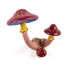 Appendiabiti Mushroom - / 3 champignon-ganci - H 16 cm di Seletti