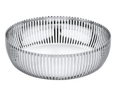 Tableware - Fruit Bowls & Centrepieces - PCH02 par Pierre Charpin Basket - Ø 23 cm by Alessi - Ø 23 cm - Mirror polished steel - Polished stainless steel