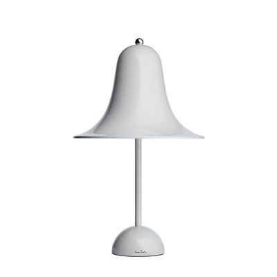 Verpan - Lampe de table Pantop en Métal, Métal peint - Couleur Gris - 200 x 34.34 x 38 cm - Designer