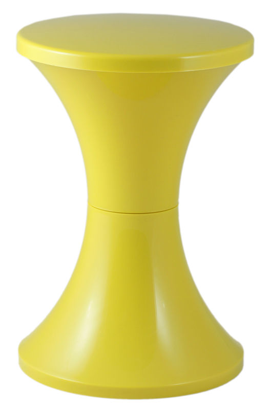 Trends - Low prices - Tam Tam Pop Stool plastic material yellow - Stamp Edition - Curry - Polypropylène opaque