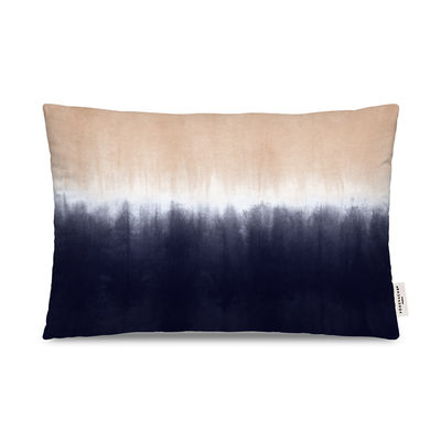 Decoration - Cushions & Poufs - Ios Outdoor cushion - / 40 x 60 cm by PÔDEVACHE - Tie-dye / Blue - Polyester, Polystretch