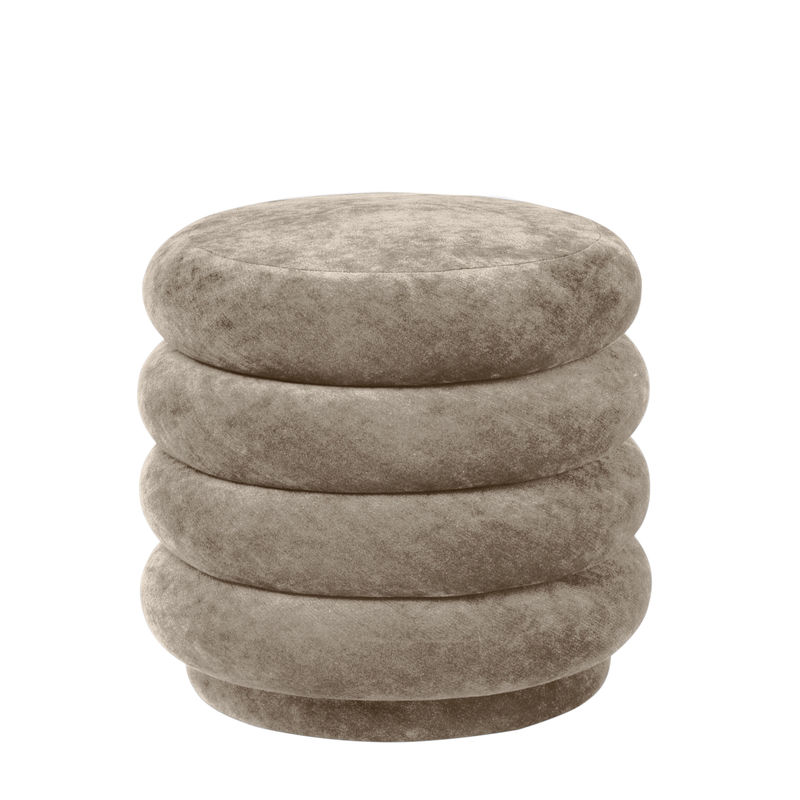 Pouf Round Small Ferm Living - Beige | Made In Design
