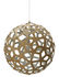 Suspension Coral / Ø 60 cm - Bicolore blanc & bambou - David Trubridge