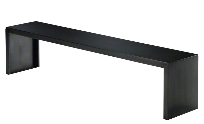 Möbel - Bänke - Bank Big Irony metall schwarz - Zeus - L 210 x B 41 cm - phosphatierter Stahl