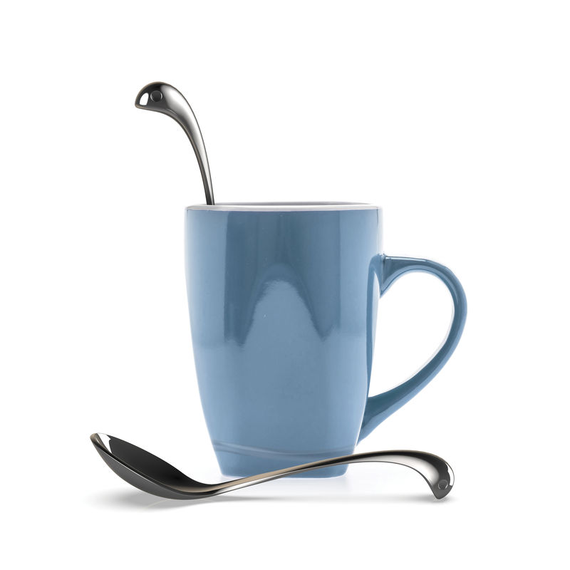 Tableware - Cutlery - Sweet Nessie Coffee, tea spoon metal silver / Loch Ness Monster - Pa Design - Steel - Stainless steel