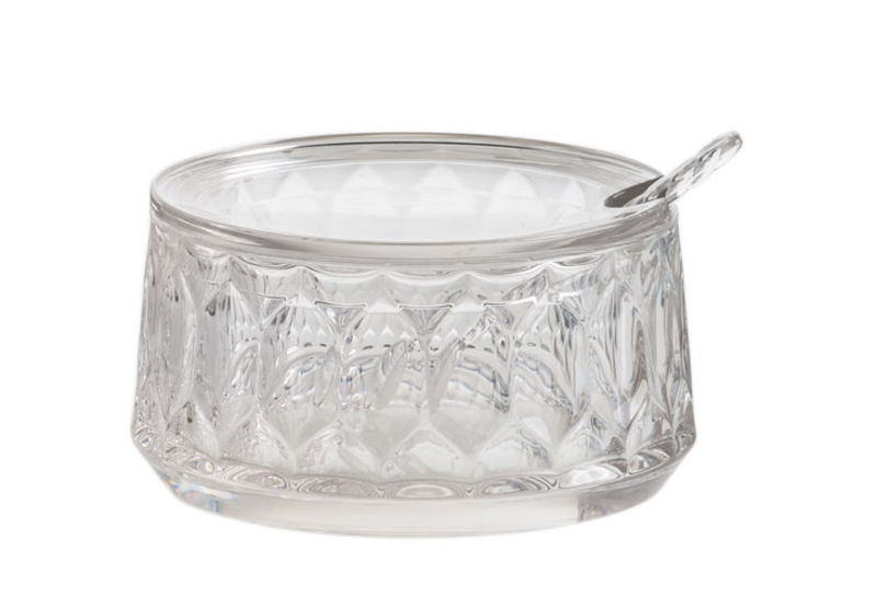 Tableware - Tea & Coffee Accessories - Jellies Family Sugar bowl plastic material transparent / With spoon - Kartell - Crystal - Thermoplastic technopolymer