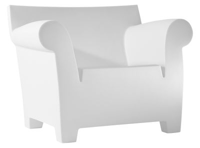Furniture - Armchairs - Bubble Club Armchair by Kartell - White - Polypropylene