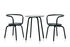 Parrish Armchair - Metal & plastic seat by Emeco
