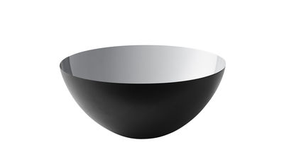 Tableware - Bowls - Krenit Bowl - Ø 12,5 x H 5,9 cm - Steel by Normann Copenhagen - Black / Silver - Enamelled steel