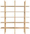 The Wooden Shelf Regal / L 184 cm x H 213 cm - Hay