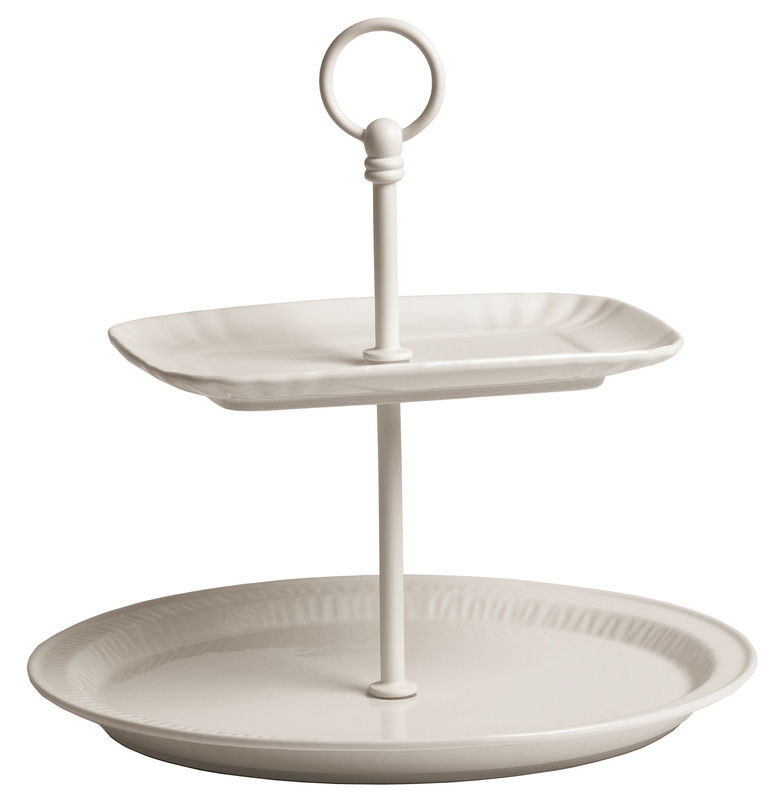 Table et cuisine - Plateaux et plats de service - Serviteur Estetico Quotidiano céramique blanc / Ø 28 x H 25,5 cm - Seletti - Blanc - Porcelaine