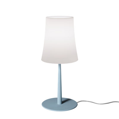 Foscarini - Lampe de table Birdie en Plastique, Polycarbonate - Couleur Bleu - 160 x 27.05 x 43 cm -