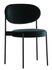 Series 430 Padded chair - Stackable - Fabric & Metal by Verpan