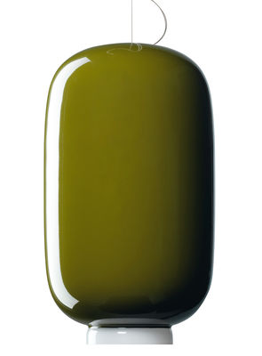 Leuchten - Pendelleuchten - Chouchin n°2 Pendelleuchte Modell Nr. 2 - Foscarini - Grün - geblasenes Glas
