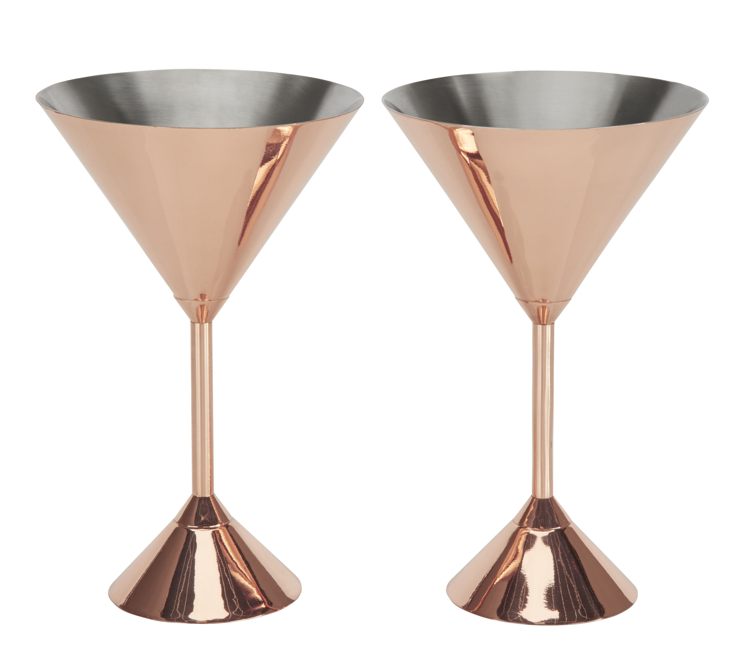 Verre à cocktail Plum Martini Tom Dixon Cuivre Made In Design