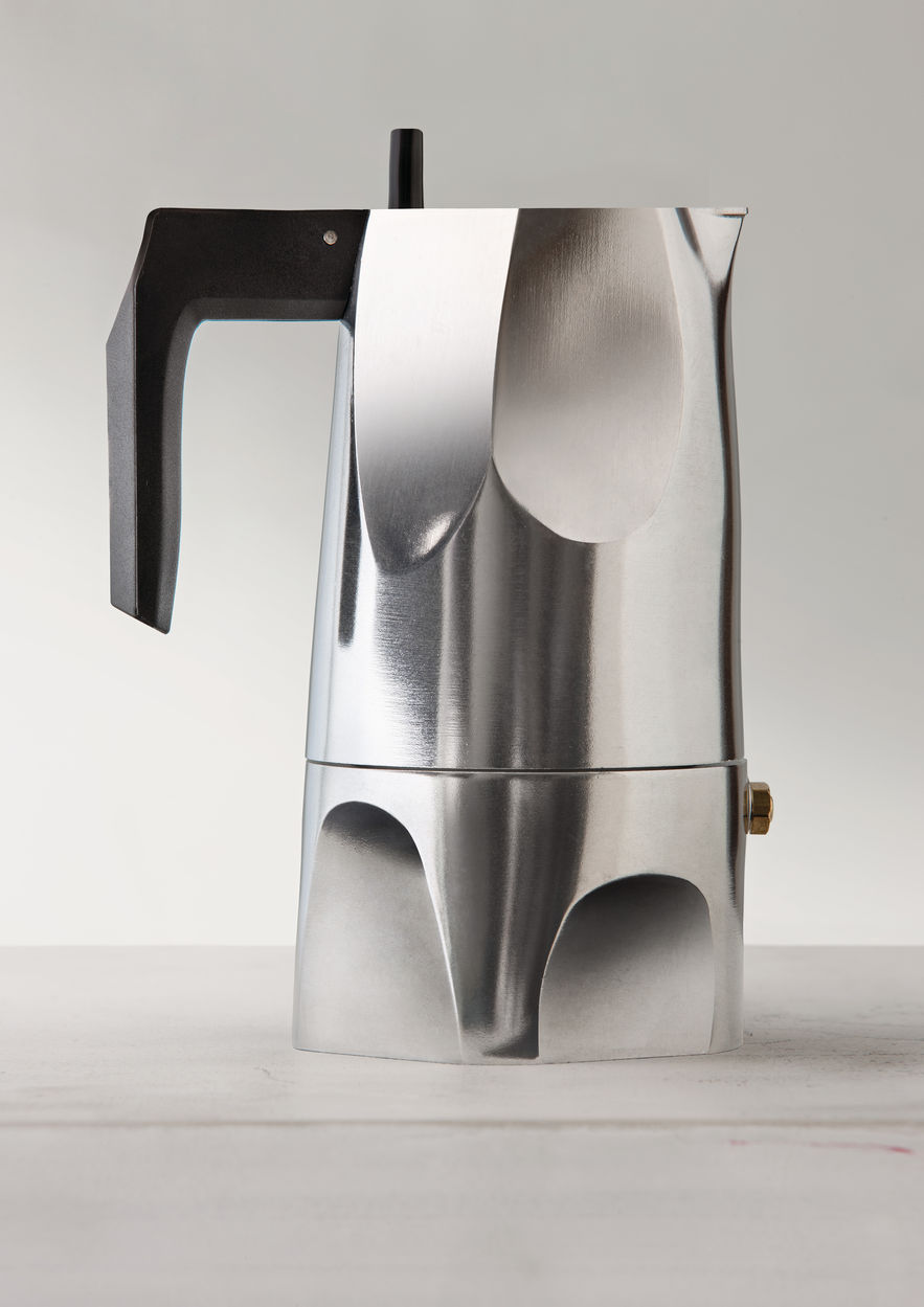 新品 Alessi Ossidiana Espresso Maker 3Cups Ossidiana Espresso Coffee Maker | Alessi