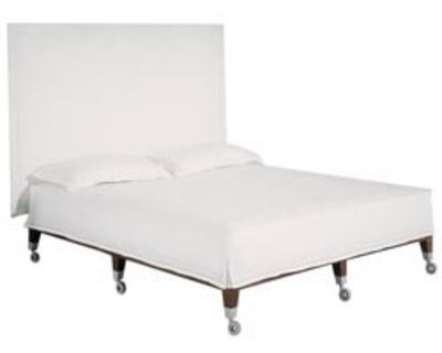 Furniture - Beds - Neoz Double bed - 2 seats by Driade - Ebony - Aluminium, Linen, Mahogany tinted ebony