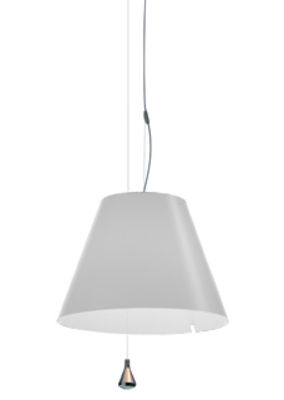 Lighting - Pendant Lighting - Costanza Pendant - Ø 40 cm by Luceplan - White - Polycarbonate