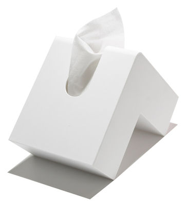Dekoration - Badezimmer - Folio Taschentuch-Behälter - Pa Design - Weiß - Plastik