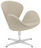 Swan chair Swivel armchair - Fabric version by Fritz Hansen