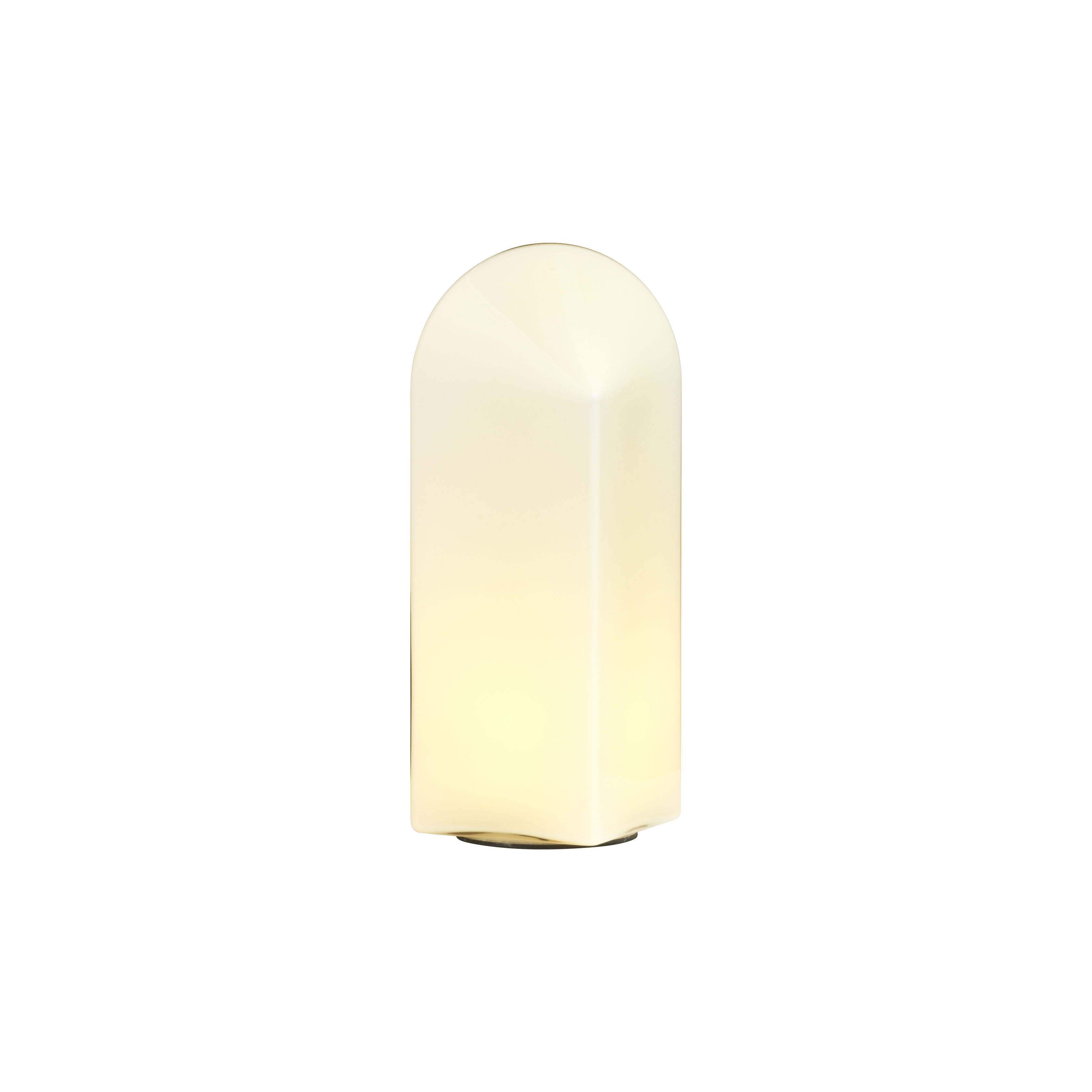 Parade LED Table lamp glass white / H 32 cm - Glass - Hay