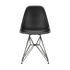 Chaise DSR - Eames Plastic Side Chair / (1950) - Pieds noirs - Vitra
