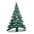 Bark for Christmas Christmas decoration - / H 70 cm - Steel Christmas tree + 13 coloured magnets by Alessi